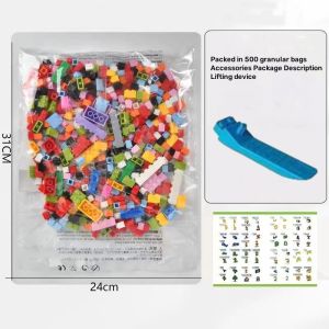 500/1000pcs Building Block toys Environmentally Friendly Material bricks Blocks Kids Toys