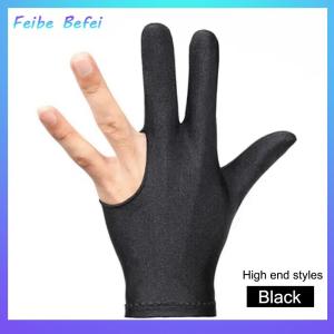[Feibe Befei] Ba ngón tay đầy đủ ngón tay Bi Da hồ bơi Cue billiard găng tay cho tay trái Lycra Billiards găng tay
