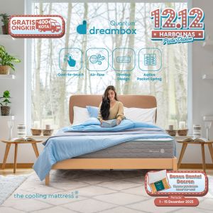 Quantum Dreambox Kasur Dingin Air-Cool 25cm / Cooling Mattress & Kasur Vakum