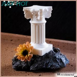 [JULYHOT] เสาโรมันเสากรีกรูปปั้นแท่นเชิงเทียนยืนประติมากรรมในร่มบ้านห้องรับประทานอาหารสวนตกแต่งทิวทัศน์