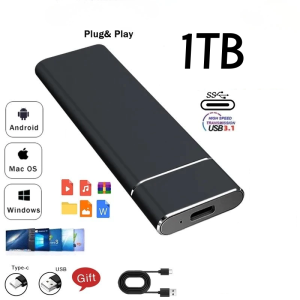 SSD Eksternal 1TB USB 3.0 Type-C ssd laptop PC ssd portable eksternal hp solid state drive