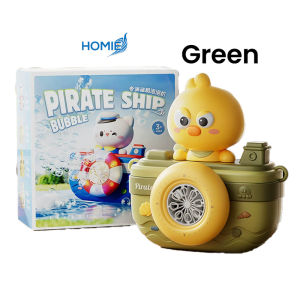 【Cartoon Camera LED Bubbles Machine】Rechargeable Bubble Making Cute Pirate Ship Animal Sailor Toys
