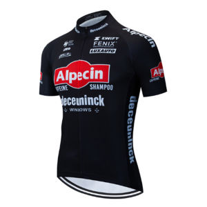 2023 Summer AIpecin Team Short Sleeve Outdoor Cycling Jersey Men Quick Dry Mountain Bike Clothing Breathable Road Bicycle Shirts