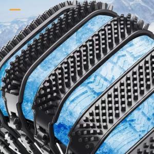 10pcs Car Tire Tractions Straps Tire Chains Auto Anti Skid Straps 87cm Length for Improves Grip In Wet Or Icy Conditions