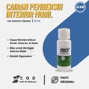Cairan Pembersih Noda Interior Mobil Penghilang Kotoran Kain Kulit Sofa Jok Liquid Car Cleaner 20ml
