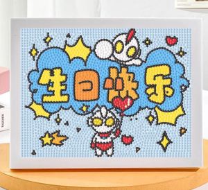 17*23CM Diamond Beads Painting DIY钻石画 17*23CM Lukisan Berlian Kartun Comel Penuh Berlian Cute Cartoon Handmade Kids Child Gift