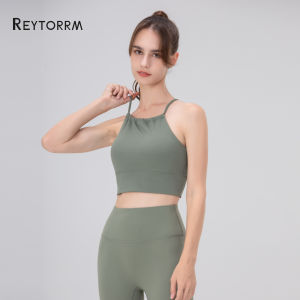 Reytorrm Sport Bra Push Up BH Olahraga Bra Yoga Bra Punggung Yang Indah Tahan Guncangan(WX014)