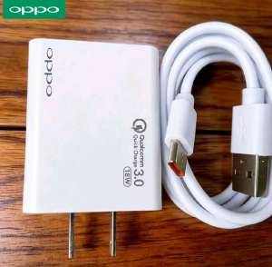 DIGI VAULTTT: OPPO 18W/6A Travel Fast Charger Adapter +Type C/Micro USB Cable android Original 0p/p0 Micro