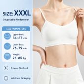 [SG Stock]Disposable bra /individually sterilized packaging/ Travel Bra Disposable underwea for home travel Soft Women