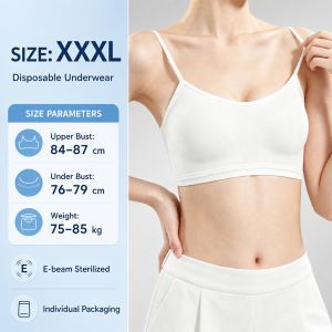 [SG Stock]Disposable bra /individually sterilized packaging/ Travel Bra Disposable underwea for home travel Soft Women