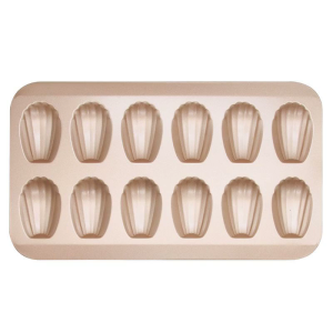 12 Cavities for Shell Shape Breads Moulds Baking Mold Cake Pans Kitchen Bakeware Nonstick Mold for Oven Baking Easy to C