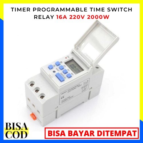 Timer Programmable Time Switch Relay 16A 220V 2000W / Digital LCD Power ...