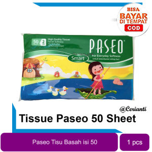 Tissue tisu paseo travel smart / see u travelpack 50 sheet Lynn Design