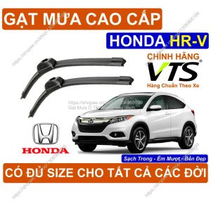 Gạt Mưa Kính Lái Silicon Cao Cấp Honda HR-V Cặp G.ạt Mưa Kính Lái Honda HR-V Có Đ.ủ Size Cho Các Đời Xe Honda HR-V
