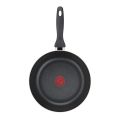 TEFAL (กระทะเทฟล่อนแท้)กระทะก้นแบน รุ่น Ligth & Clean 26 ซม. (ประกัน 2 ปี). 