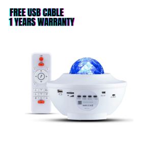 Z-Gadget⚡ Galaxy LED Projector Music Bluetooth Speaker Starry Water Wave Multi Color Light Star Night lamp Lampu Galaksi