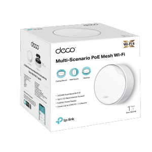 TP-Link Deco X50-PoE AX3000 Whole Home Mesh WiFi 6 System with PoE - 1/2/3 Pack