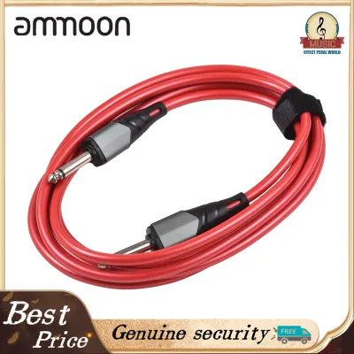 High-Quality 1/4 Inch Guitar Cable - 10ft Length Noise Reduction Dual Straight Interface 6.35mm Mono Waterproof Compression Resistant - Perfect for Electric Guitar Keyboard Mixer Amplifier