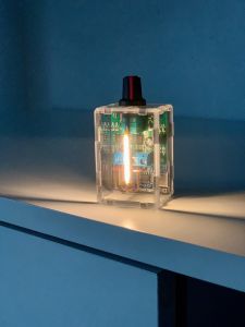 โคมไฟ ตะเกียง แคมป์ปิ้ง ตั้งโต๊ะ สวยงาม ดีไซต์ใส ทำเอง พกพาง่าย ขนาดเล็ก น้ำหนักเบา ปรับความสว่างได้