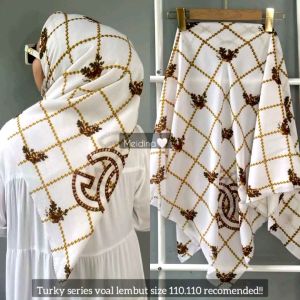 Segi Empat Turkey Series Voal Super Premium