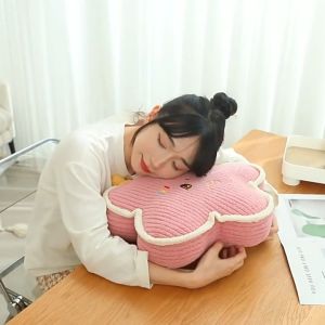 Star Moon Plush Cushion Bedroom Pillow Soft Cartoon Decorative Cloud Shape Fluffy Home Decor Bantal Peluk