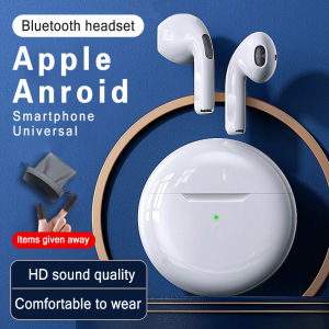 Headset bluetooth nirkabel in-ear stereo kualitas suara kualitas tinggi pengurangan kebisingan latensi rendah ditekan mode ganda untuk oppo