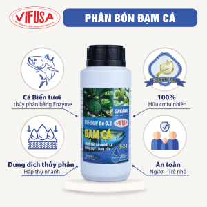 VIF-SUP Bo 0.2 - Phân bón đạm cá chai 500ml