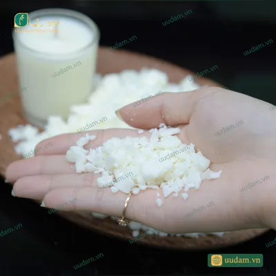 Sáp Đậu Nành làm nến thơm [Soy Wax] 100% từ dầu đậu nành tự nhiên. Nguyên liệu làm nến - Nến Ưu Đàm