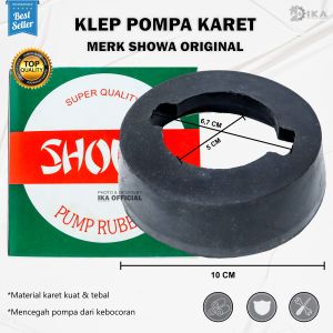 KLEP POMPA DRAGON MERK SHOWA ORIGINAL 100% / POMPA AIR AYUN / KODOK WARNA / PUMP RUBBER Klep Pompa Air Ayun / Dragon Pump / Karet Kodok Showa Warna Hitam / Pump Rubber