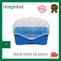 Shell Dish Drainer BIG Pingganan Tauban ng Plato Tuluan ng Plato Pinggan - Uniglobal #8808. 