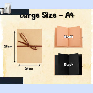 5"/ 8"/A4 Accordion Photo Album DIY Photo Ablum Book Blank Scrapbook Kraft Paper Graduation Couple Book Graduation Scrapbook Album
