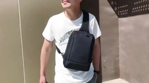 New Mens Travel Outdoor Sports Cycling Oxford Cloth Portable Large Capacity Chest Waist Bag