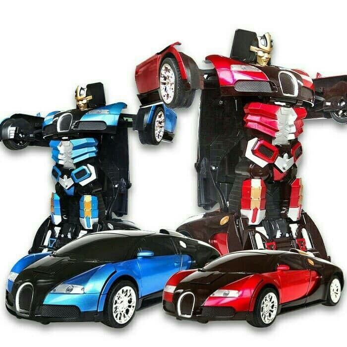 Mainan Remot Control Robot Car Transformers Autobots Drift