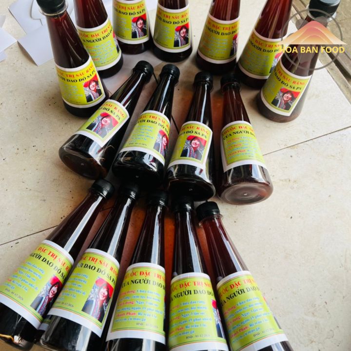 Thuốc sâu răng của người dao đỏ SAPA chính hiệu HOA BAN FOOD (chai ...