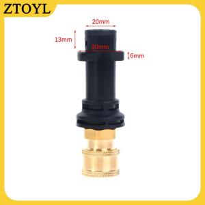 ZTOYL Đầu chuyển máy rửa áp lực sang đầu nối nhanh 1 4 inch vòi phun dành cho máy rửa xe tưới cây bộ chuyển đổi kết nối nhanh