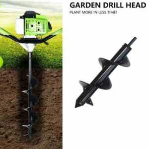MPT Mata Bor Penggali Tanah Auger Spiral Drill Head Biopori 8x30cm - FG08