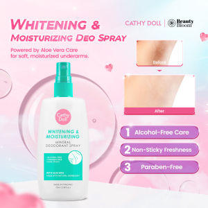 Cathy Doll Whitening & Moisturizing Mineral Deodorant Spray 100ml - Blue
