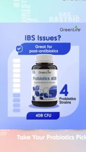 GreenLife Probiotics 40B (30 Delayed Release Capsules) - Advanced Digestive Balance & Gut Restoration