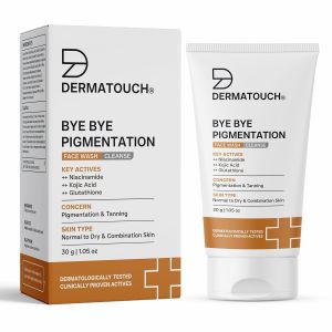 DERMATOUCH Bye Bye Pigmentation Face Wash | Anti Pigmentation Face Wash for Women/Men |30g