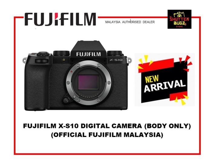 FUJIFILM XS10 / XS10 MIRRORLESS DIGITAL CAMERA BODY & XF 1855MM F2.8