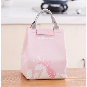Tas Bekal Anak Motif Unicorn Lunch Box Bag Tahan Panas dan Dingin / Cooler Bag Kotak Bekal