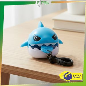 FH-C1415 Gantungan Kunci Hiu Lucu Bisa Ditarik Mainan Anak Aksesoris Tas / Shark Keychain Gantungan
