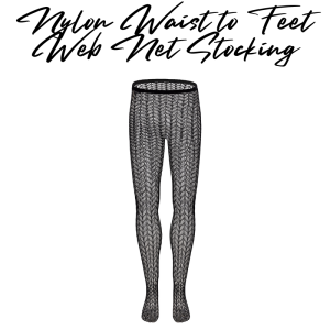 Mens Stocking: Nylon Web Net Waist to Feet Body Stocking (CMK028)