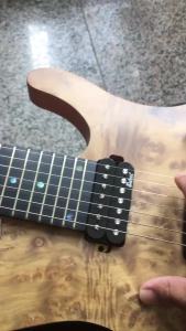 High Grade 6 Strings 7 Strings 8 Strings Electric Guitar Tree Burl Skin Natural Color Solid Okoume Body2026