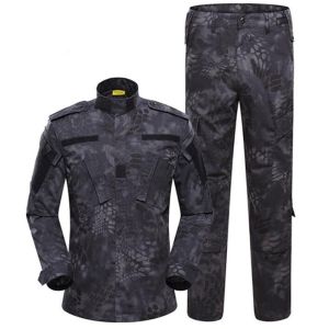 Army Tactical Uniform Shirt + Pants Camo Camouflage Combat US Mens Clothing Suit 13