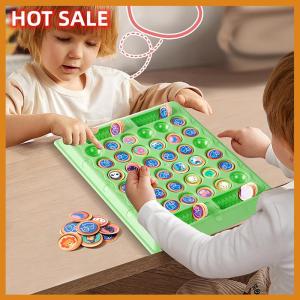 🔥🔥🔥dingdaocunz 1 Set Logical Thinking Cognitive Animal Learning Memory Matching Chess Kids Toy Animal Flip Chess Classic Strategy Board Game