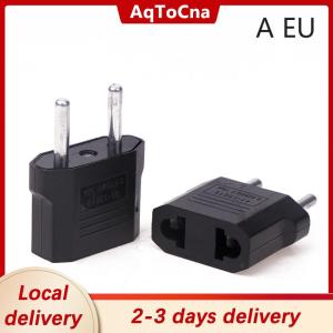 [COD] AqToCna Ship within 24 hours 2Pcs European US AU EU US To EU EU To US Plug Adapter Euro Travel Power Adapter Plug Outlet Converter Socket
