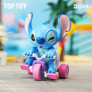 TOPTOY Disney Stitch Cute Music Series Blind Box Clockwork Action Figure