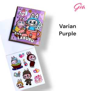 BUKU STIKER LUCU | STICKER BOOK | LABUBU | CAPYBARA | CAPIBALA | SANRIO | KUROMI | MELODY | POMPOMPURIN | CINAMORROL | SISI LABUBU | HEHE LABUBU | BABA LABUBU | ZIZI LABUBU | QUQU LABUBU | DADA LABUBU | STIKER LABUBU | STIKER HP LABUBU | GAMBAR TEMPEL