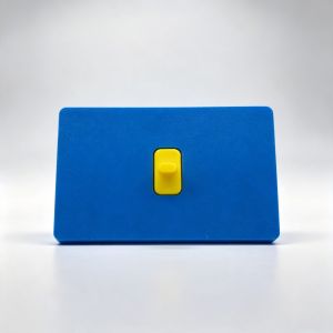 COUPLECOL Handle Style Wall Switch Cover 3D Printed Dustproof Switch Protector Unique Shape Sturdy Material Wall Ornament Home Wall